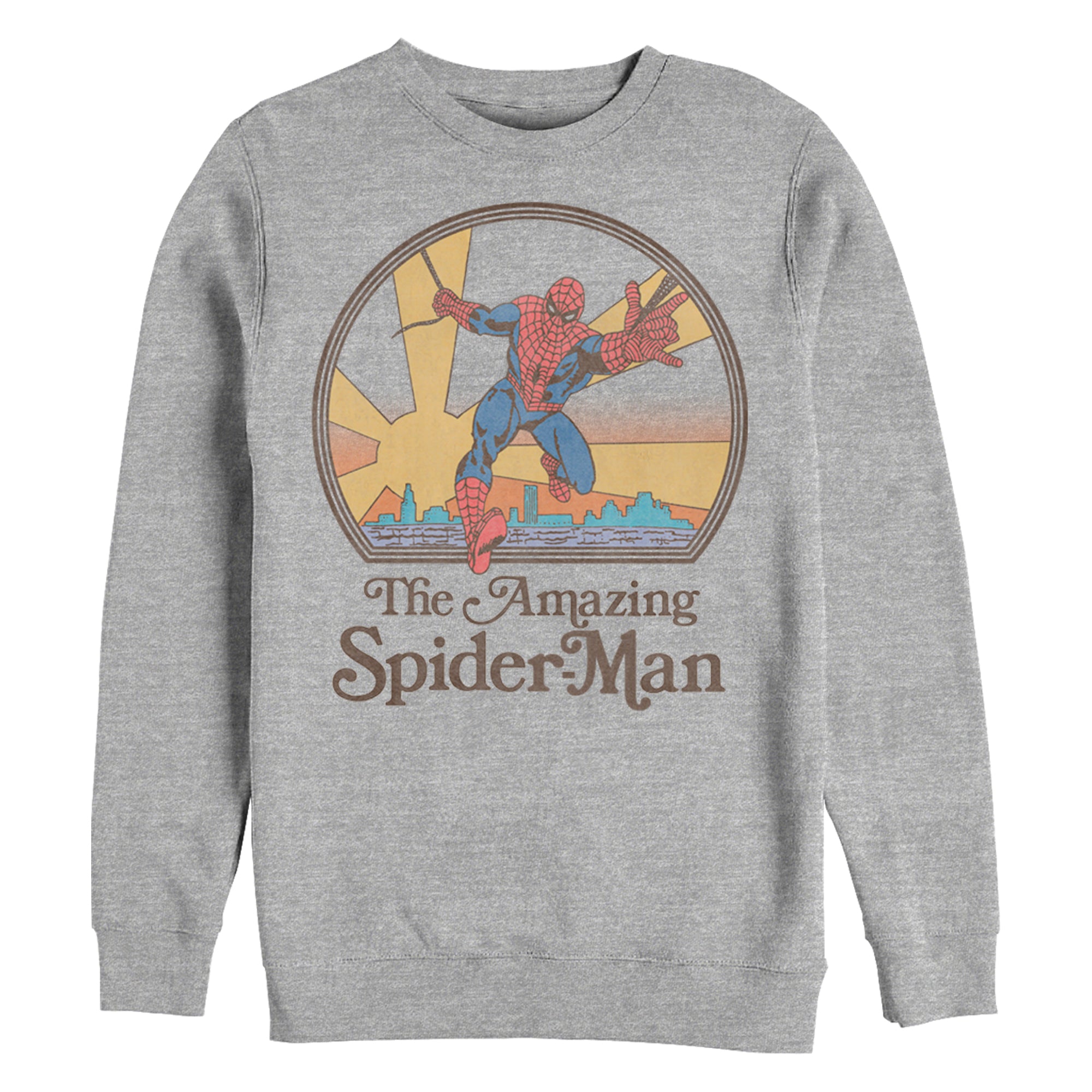 Men's Marvel AMAZING SPIDERMAN 70'S Sweatshirt